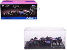 ALPINE A524 #10 GASLY FORMULA ONE F1 (2024) 1/43 DIECAST BY BBURAGO 38220 PG