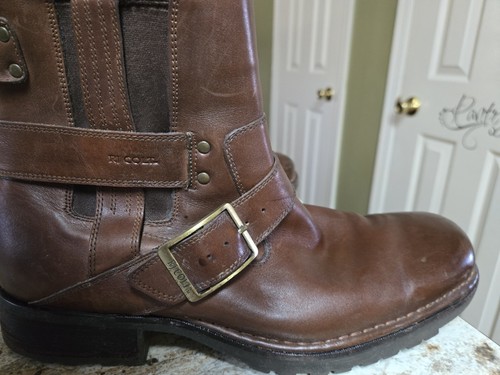 Rj Colt Grailed Brown Leather Pull On Boots Size 11.5 M - Picture 5 of 7