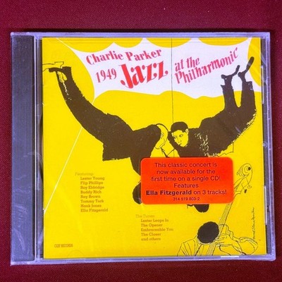 Jazz at the Philharmonic 1949 by Charlie Parker 1993 Verve Brand New Sealed CD