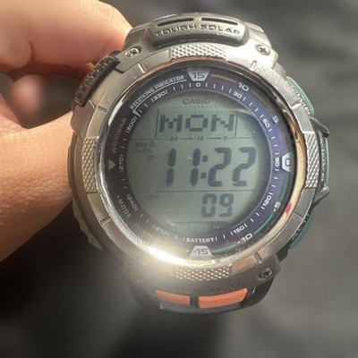 CASIO　PROTREK　WAVECEPTOR　PRW-1000J　カシオ CASIO PROTREK PRW-1000J Solar Men Wrist Watch Used Japan | eBay