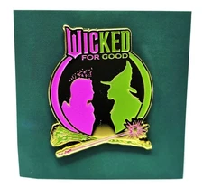 WICKED FOR GOOD Lapel Pin Brand New Movie Theater Premiere Exclusive