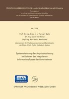 Systematisierung Der Angebotsplanung Im Rahmen des Integrierten...