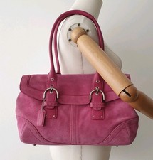 RARE COACH VINTAGE Y2K SOHO PINK WILDLEDER KL...