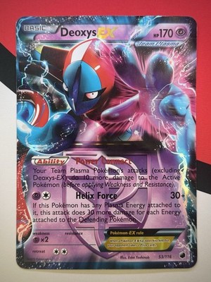 JUMBO Deoxys EX Oversized Card 53/116 2016 Plasma Freeze 2013