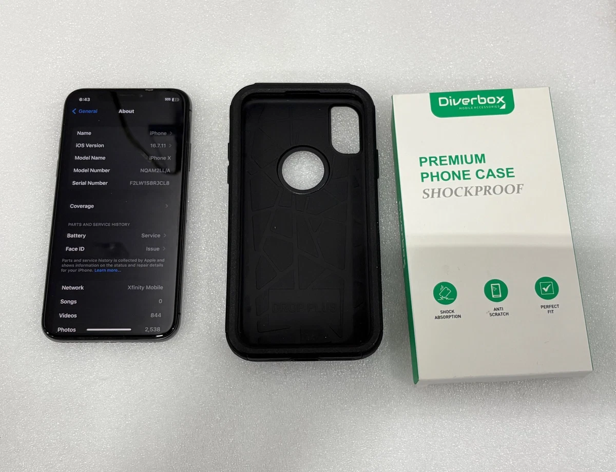 Apple iPhone X iOS Black Smartphones for sale | eBay