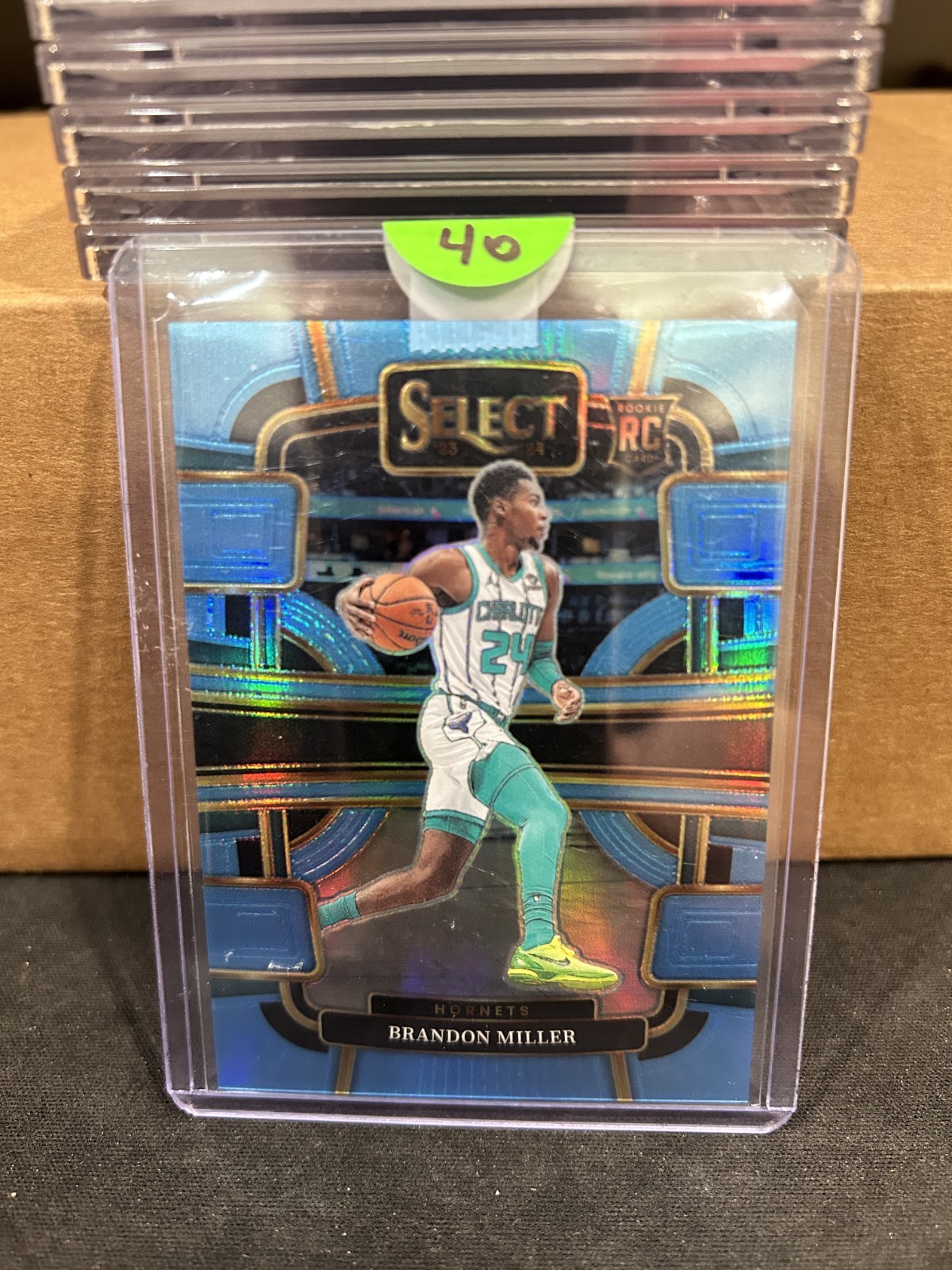 2023-24 Panini Select - Concourse Brandon Miller #80 Light Blue Prizm /299 (RC)