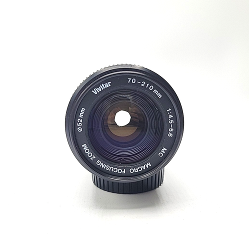 Vivitar 70-210mm f/4.5-5.6 Telephoto Lens for Minolta MD Mount SLR Film Camera - Picture 2 of 3