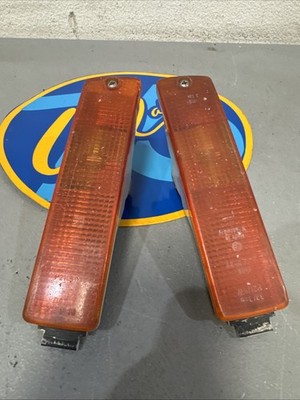 VW MK2 Jetta Golf Left Right Front Turn Signal Lens 165953155