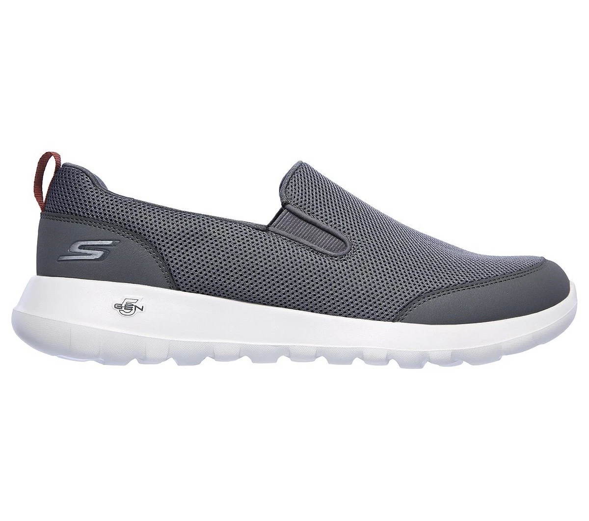 Men's Skechers Go Walk Max-Clinched Slip On Shoes Grey/Burgundy (216010/GYBU)