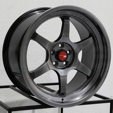 18x8.5/18x9.5 Aodhan AH08 AH8 5x114.3 35/30 Hyper Black Wheels Rims Set(4) 73.1