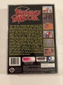 Sega Saturn Shining Wisdom with Manual & Warranty Card - Tested