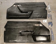 Mercedes Benz R107 380sl 560sl 450sl Black Left Right Door Panel Set Complete Mercedes Benz R107 380sl 560sl 450sl Black Left Right Door Panel Set Complete