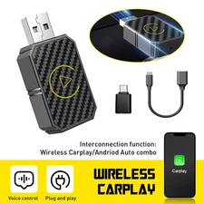 Android Auto Wireless Adapter & Carplay Wireless Adapter 2-in-1 Wireless Carplay