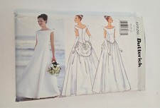 Butterick 6926 Bridal Wedding Gown Bustle Sewing Pattern Sz 18-20-22 UNCUT