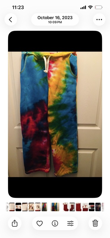 TYE DYE SZ 16 GIRL’S SWEATPANTS 