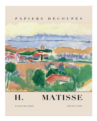 MATISSE litgraphies EAUX FORTESギャラリーポスター MATISSE