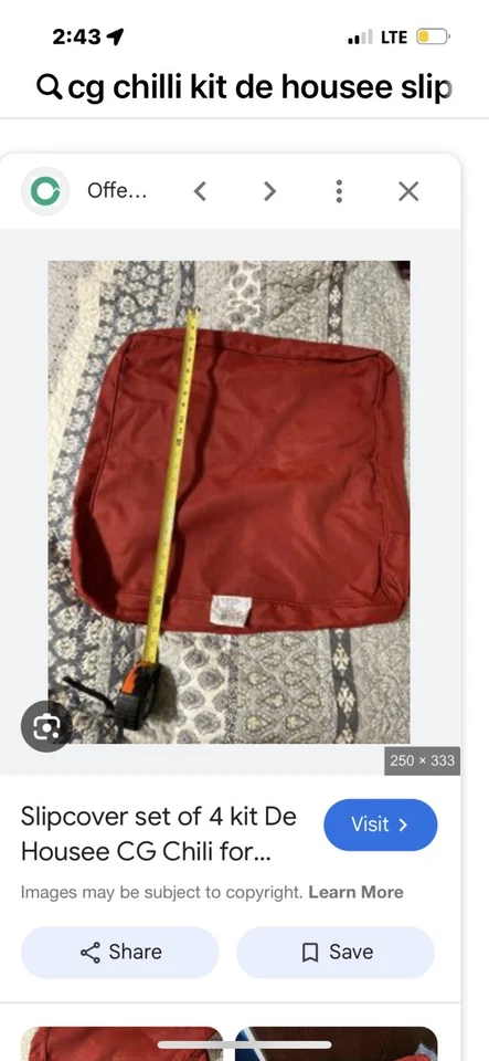 Fundas de cojín para exteriores de 2 asientos y 2 respaldos en CG Chili 2 21x23 y 2 22x23 Foto 3 de 4