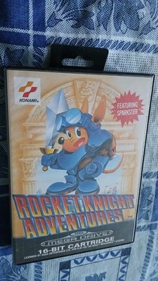 Rocket Knight Adventures - Sega Mega Drive - KOMPLETT CIB - Konami - RAR
