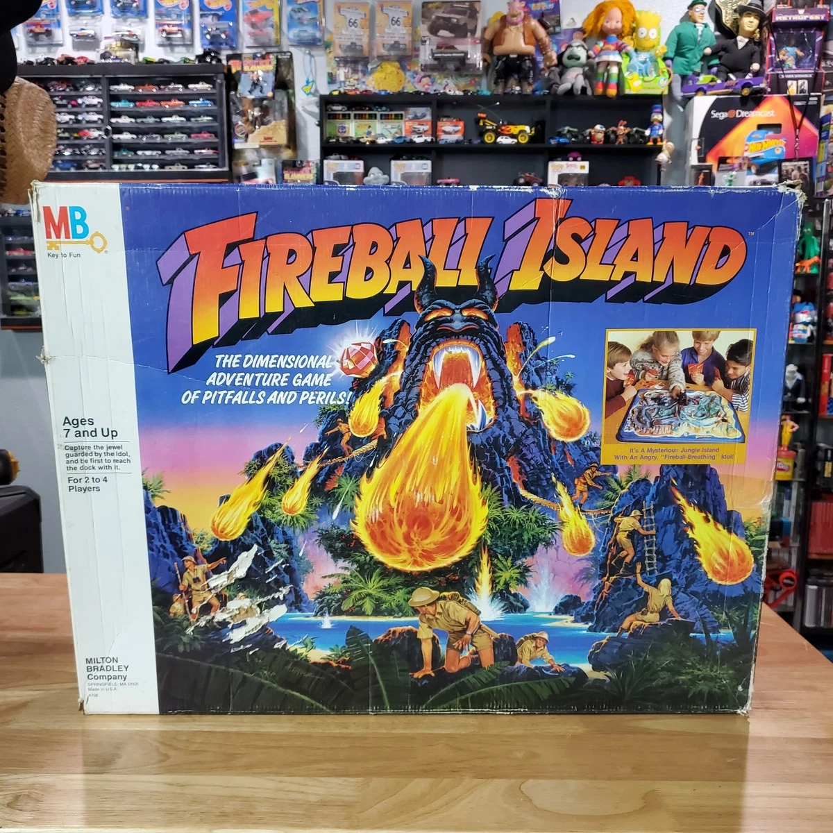 Fireball Island Board 1986 Contemporary Manufacture Board