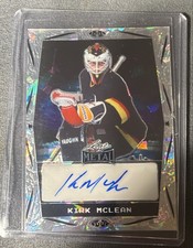 2024 Leaf Metal Legends - Kirk McLean #BA-KM1 Silver Diagonal Shimmer /10 (AU)
