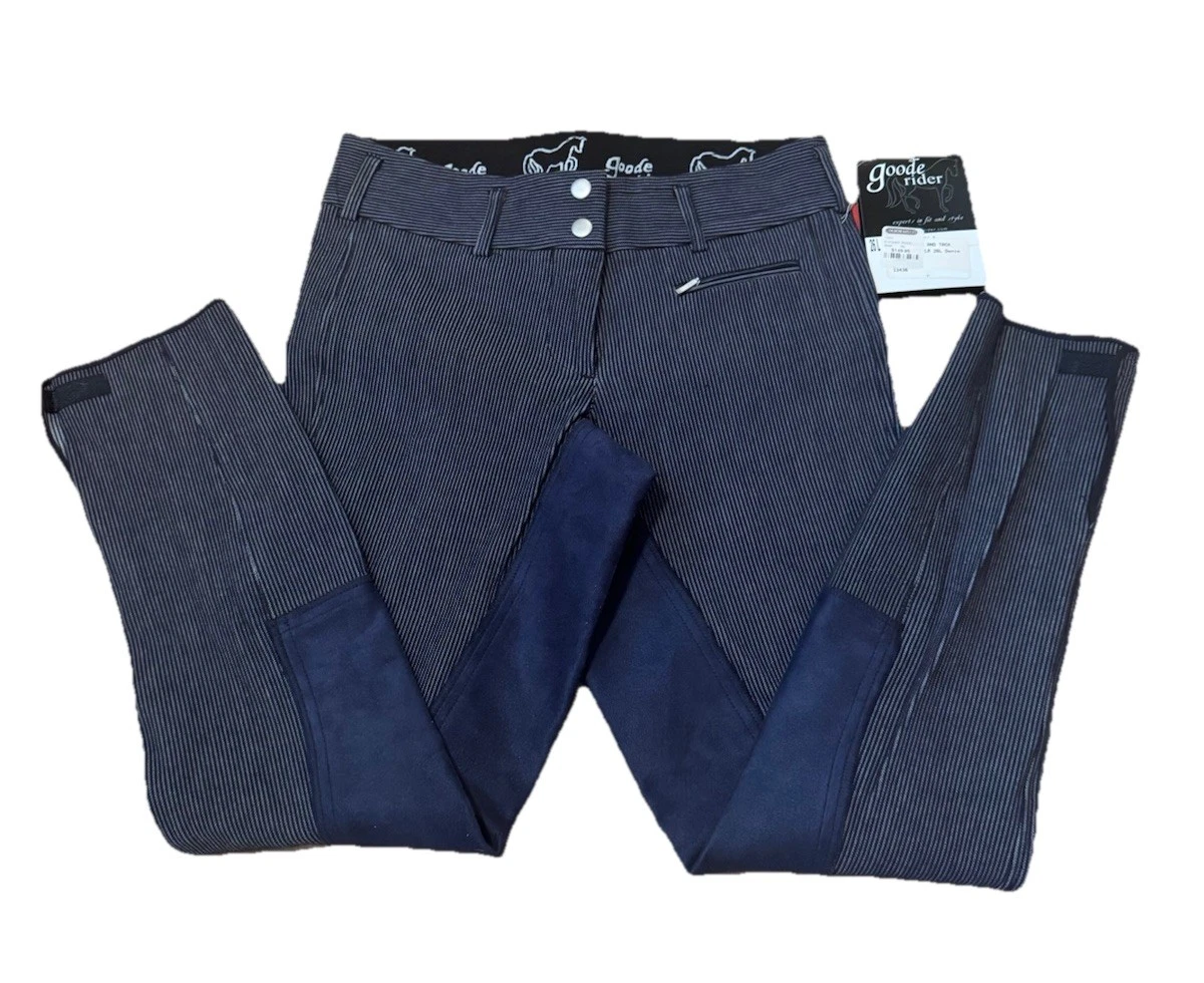 Pantalon d'équitation en denim imprimé silicone Dublin Shona Full Grip