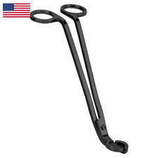Chefbee Black Polished Stainless Steel Candle Wick Trimmer Wick Clipper Cutter