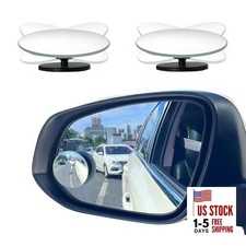 Blind Spot Mirrors, 2" HD Glass Convex 360 Wide Angle Side Rear View Round