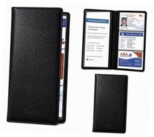 Car Registration  Insurance Card Holder, Black  Carbon Fiber