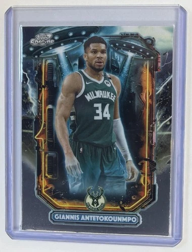 2025 Topps Cosmic Chrome Giannis Antetokounmpo #ET-3 Extraterrestrial Talent