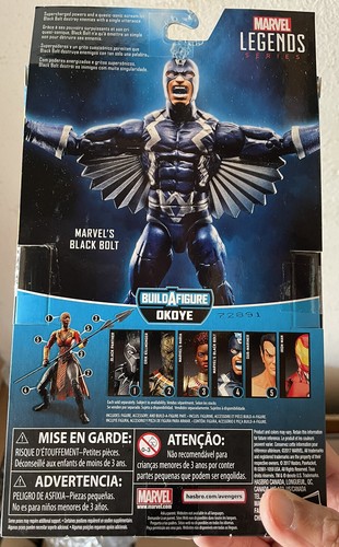 Cómics de 6" de Marvel Legends Black Bolt Okoye Wave sellados nuevos inhumanos - Imagen 2 de 2