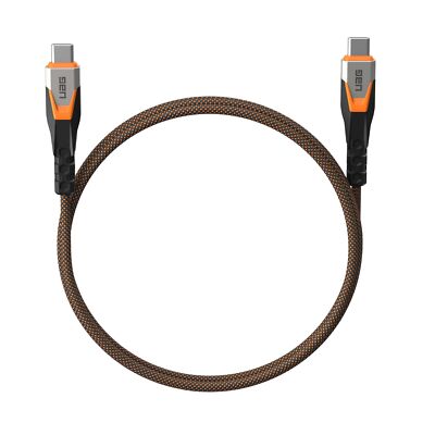 UAG SRGE USB 3.2 Gen 2 240W 20Gbps USB-C to USB-C Cable 2.5ft Fast Black/Orange