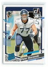 Peter Skoronski #395 2023 PANINI DONRUSS TITANS RATED ROOKIE