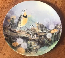 Mothers Melody Plate Gossame Nature's Poetry Collection By Lena Liu 1991