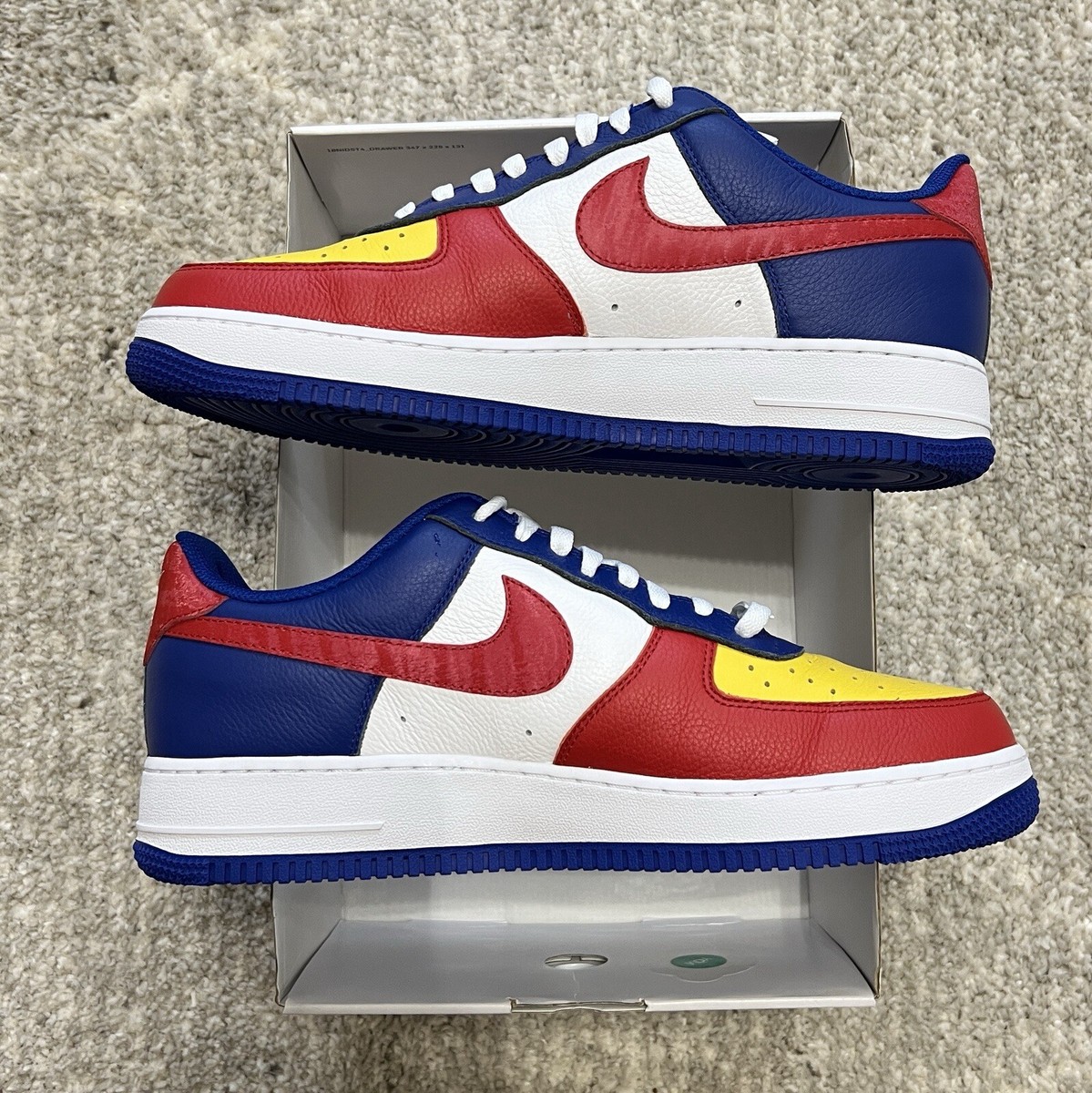 Nike By You Air Force 1 Low Leather UNO Colorway New DV3892-900