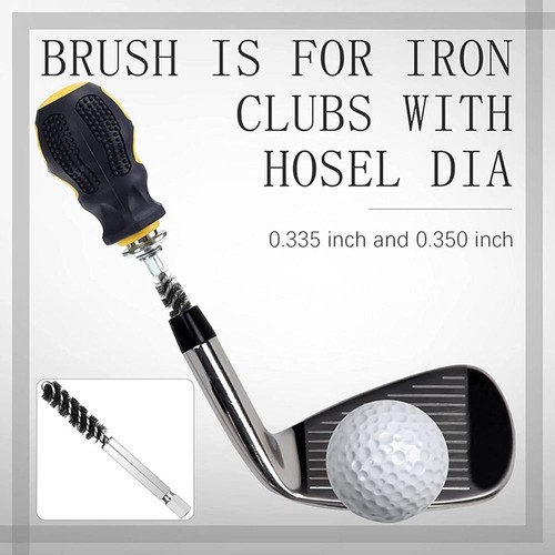 Drill Wire Brush Golf Clubs Head Hosel Brush Cleaning Brush Golf Club Brush - Picture 6 of 6
