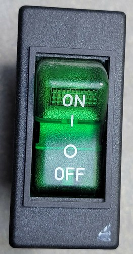 ETA Breaker On-Off Combo Switch 3120-F321-P7T1-W19LB4/10A 240VAC, 28VDC+12”Wires - Picture 10 of 12