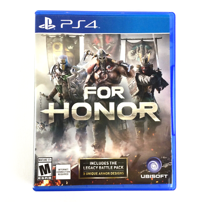 For Honor Legacy Battle Pack (PS4 Playstation 4) W/ Manual.