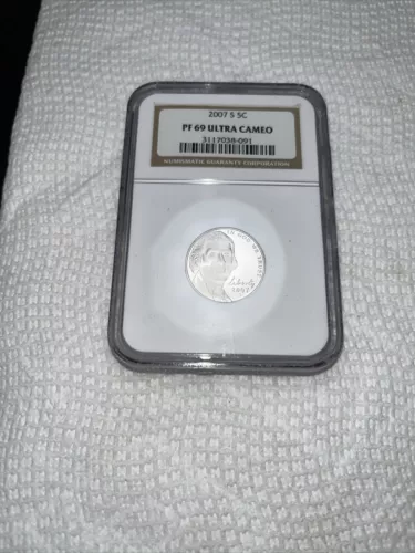 2007 S Jefferson Nickel PF69 Ultra Cameo NGC Certified