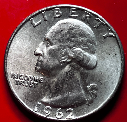1962-P Washington Quarter - UNC - 90% Silver You Grade - Picture 9 of 9