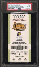 KOBE BRYANT “TAKEOVER GAME” 2000 NBA FINALS GAME 4 TICKET LAKERS VS PACERS PSA 8