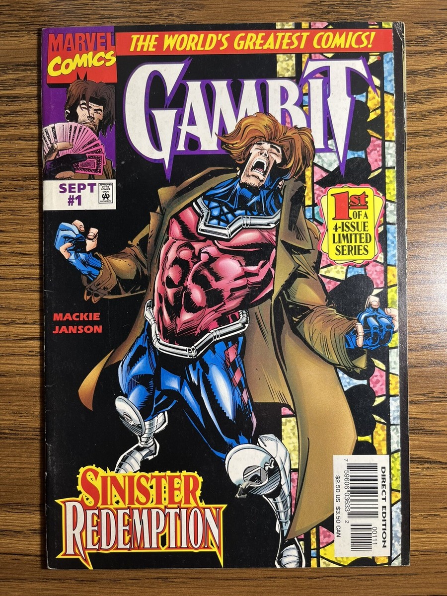 GAMBIT 1 KLAUSE JANSEN COVER HOWARD MACKIE STORY MARVEL COMICS