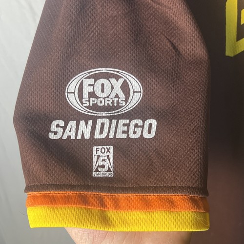 San Diego Padres Steve Garvey #6 Baseball Brown Retro SGA Jersey Size XL Adult - Picture 3 of 7