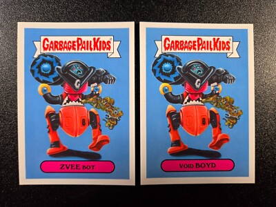 Zbots Z-Bots Micro Machines Burger King Promo Spoof 2 Card Set