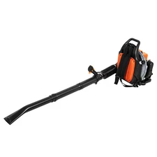 2-Stroke Commercial Leaf Blower 3.7 HP Manual Start Backpack 63CC Leaf Blower