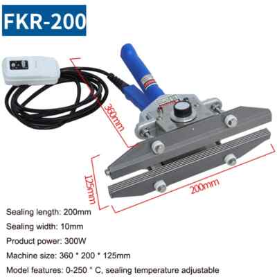 Portable Handheld Impulse Heat Sealing Machine Hand Clamp Sealer Pliers