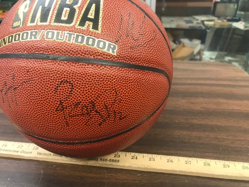 2005-06 kevin garnett minnesota timerwolves team signed basketball 11 autos psa - Picture 5 of 13