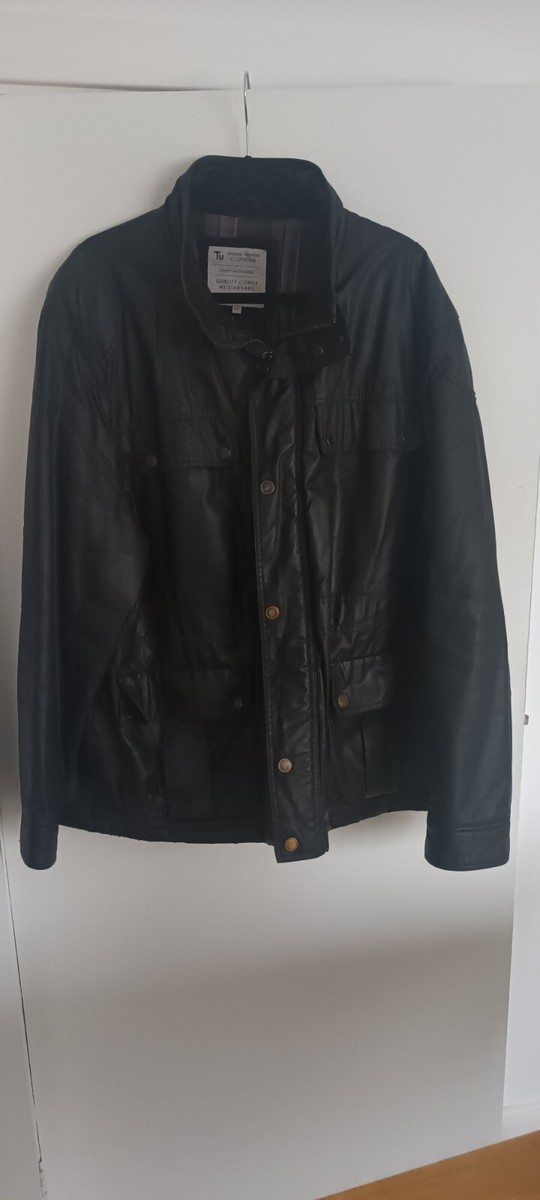 Leather Jacket Sainsburys Tu Mens Jackets Tu Wax Style Jacket
