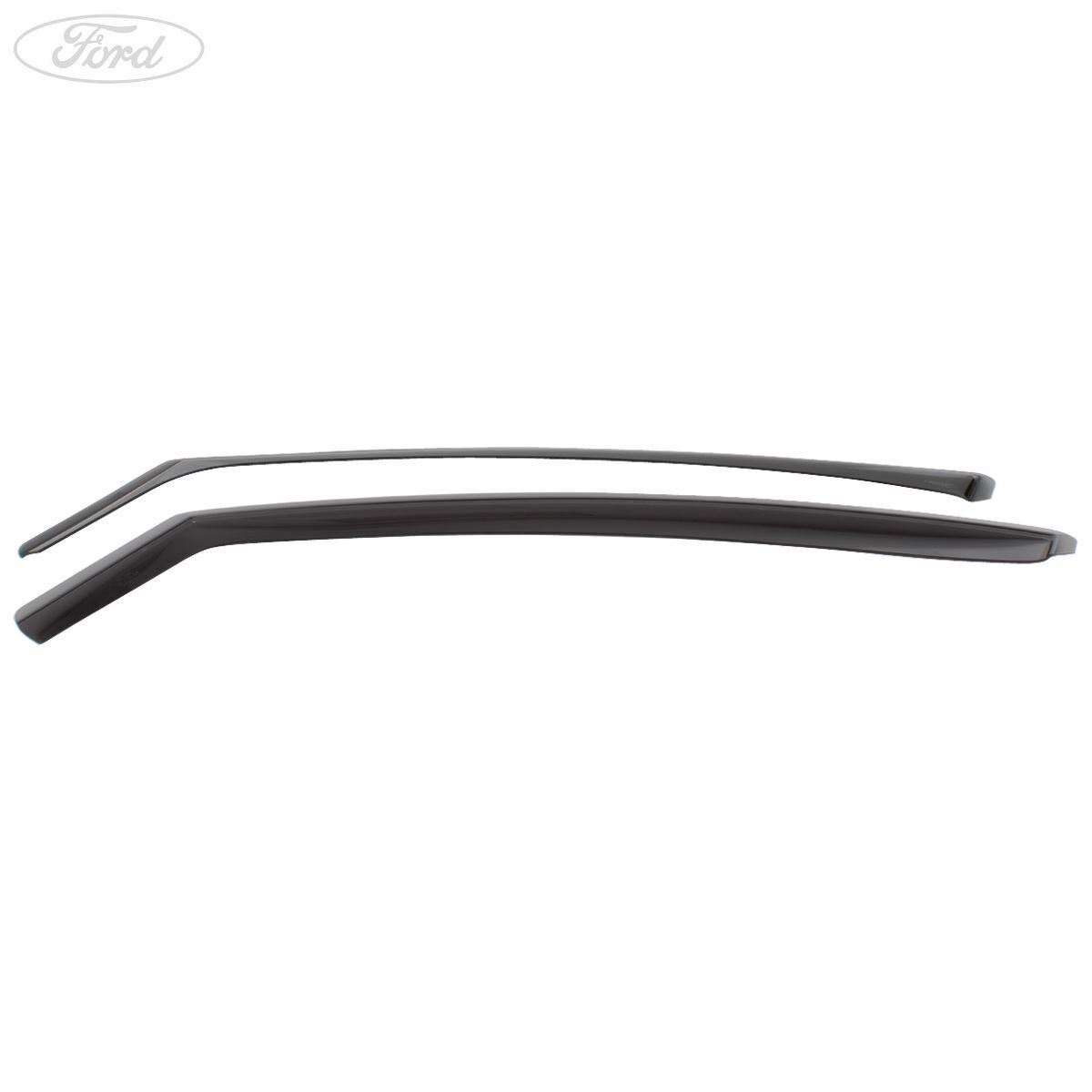 Genuine ClimAir Front Window Wind Deflectors For Fiesta Mk7 5 Door 2008