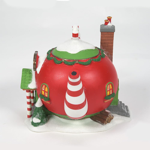North Pole Village Peppermint Tea Shop Lit Building, 5.32 Inch, Multicolor - Picture 6 of 7