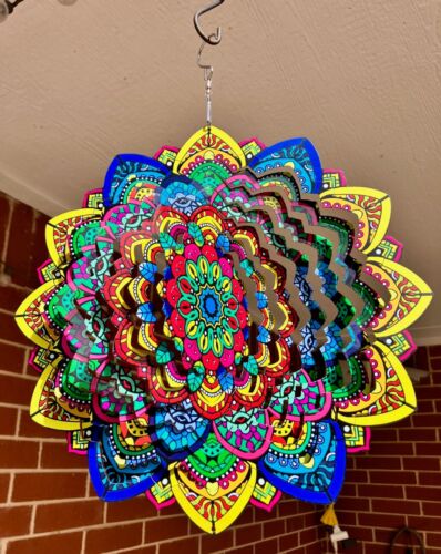 Cheery Colorful Decorative Hanging Wind Spinner for Your Yard Patio Porch - Picture 1 of 5